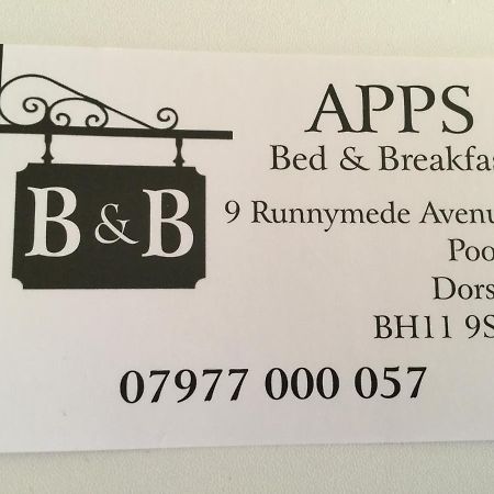 Apps B&B Poole Exterior foto