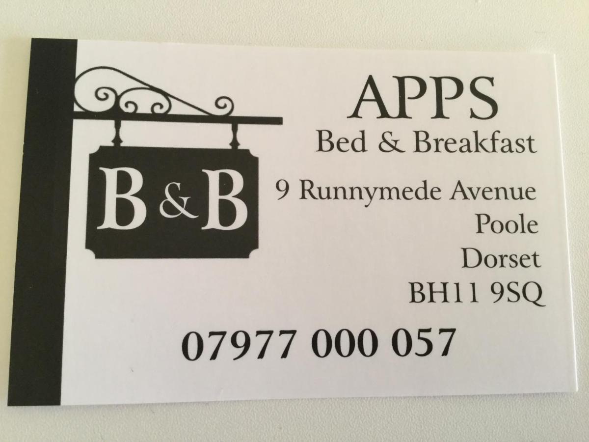 Apps B&B Poole Exterior foto